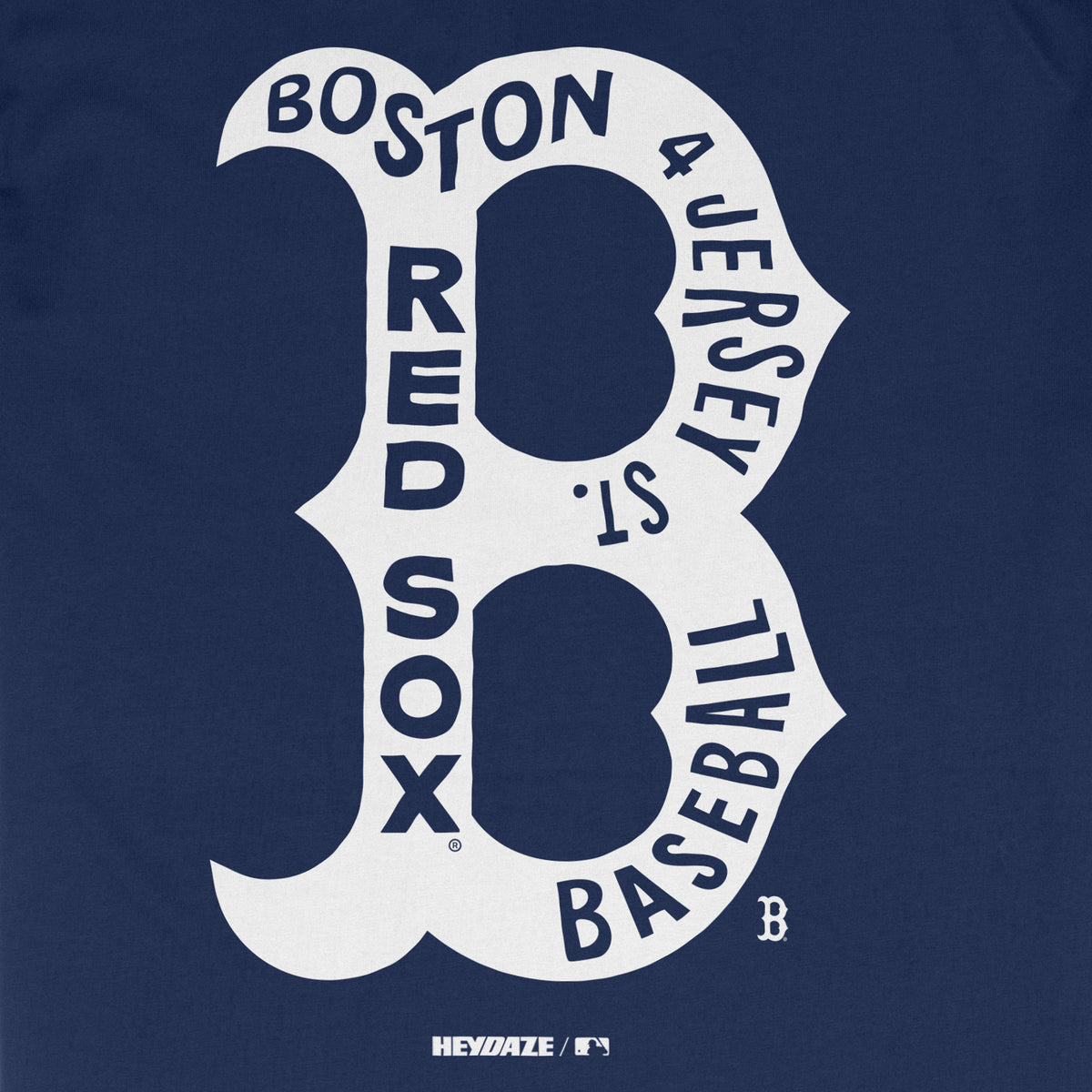 Boston Red Sox - Word Map Tee - Navy