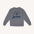 New York Yankees - Lockup Crewneck - Grey
