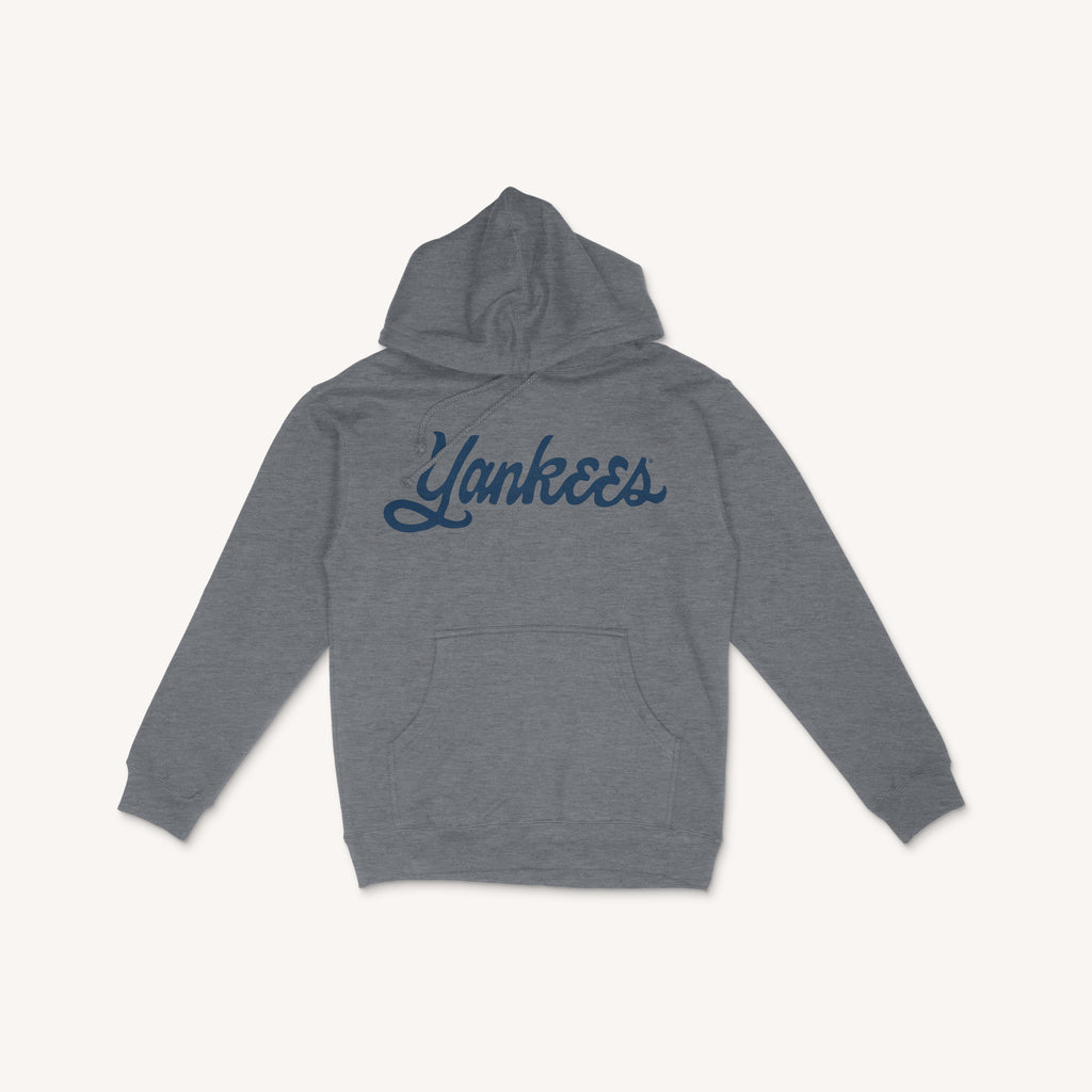 New York Yankees - Word Map Hoodie - Grey