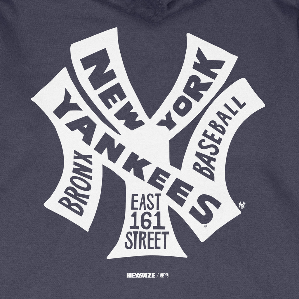 New York Yankees - Word Map Hoodie - Navy