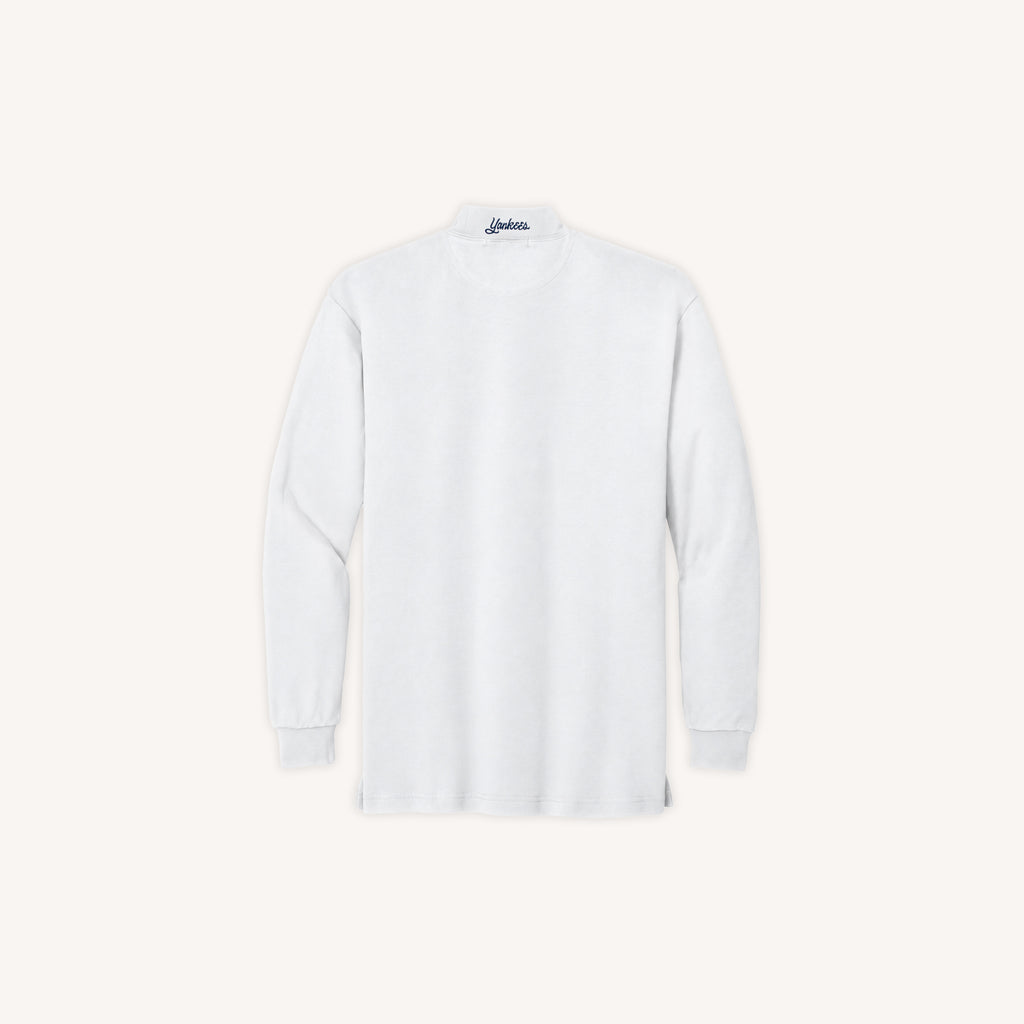New York Yankees - Mockneck - White