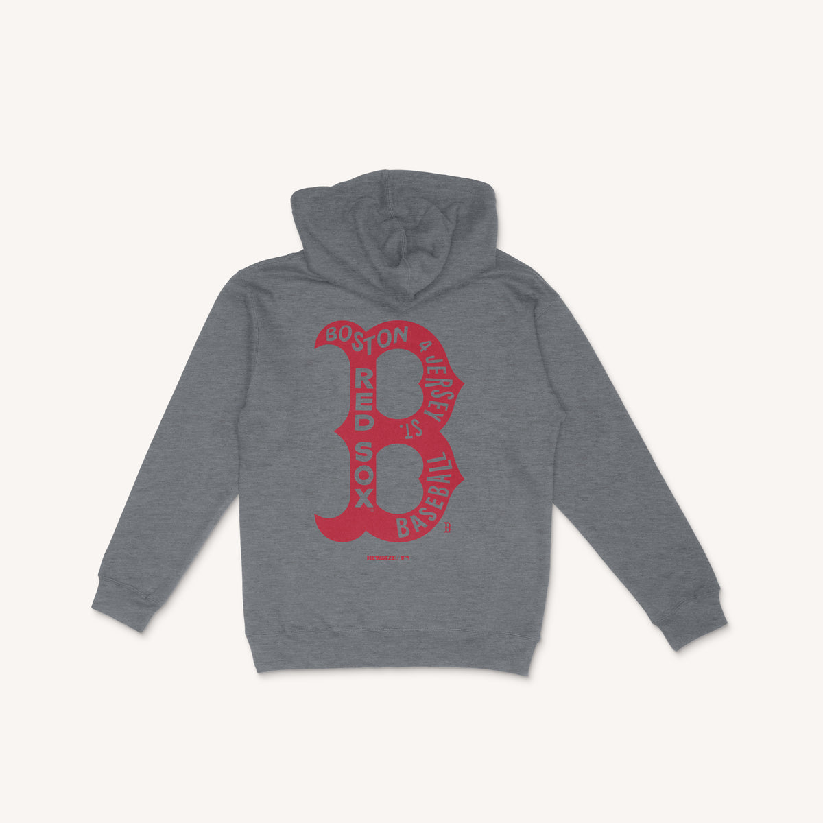 Boston Red Sox - Word Map Hoodie - Grey