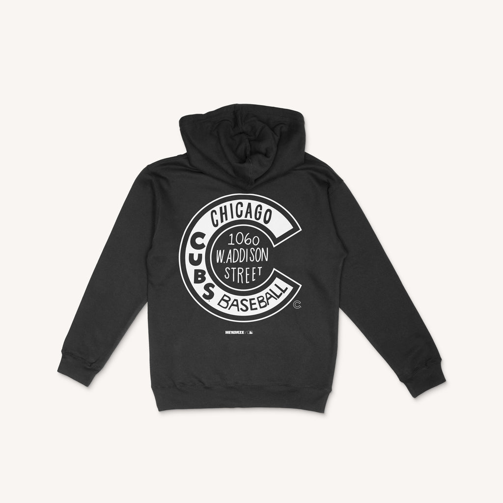 Chicago Cubs - Word Map Hoodie - Black