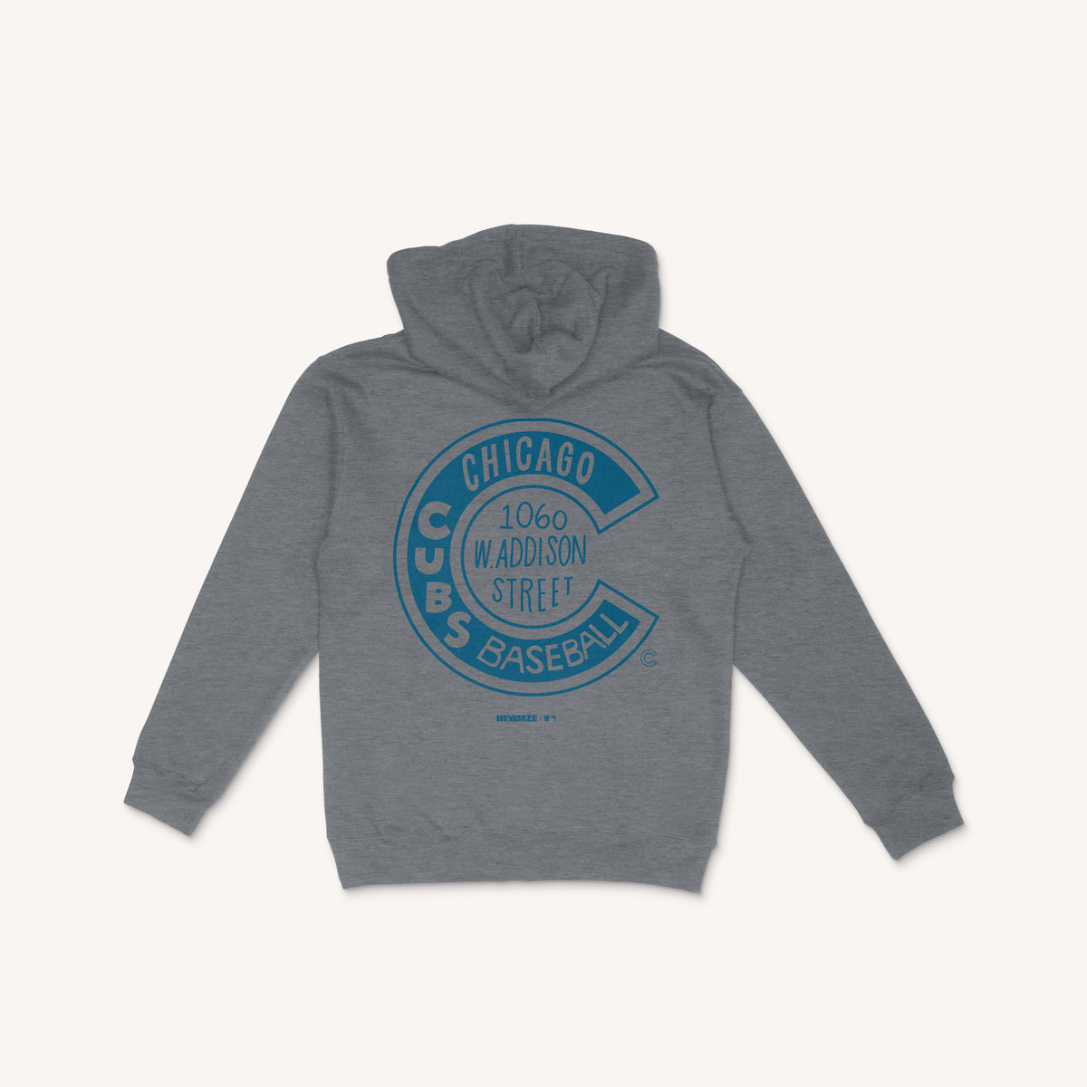 Chicago Cubs - Word Map Hoodie - Grey