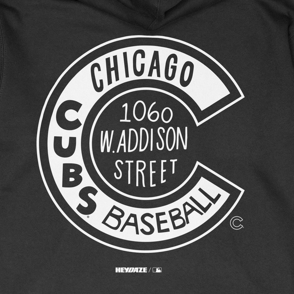 Chicago Cubs - Word Map Hoodie - Black