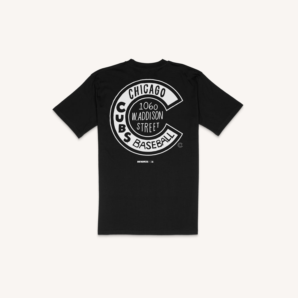 Chicago Cubs - Word Map Tee - Black