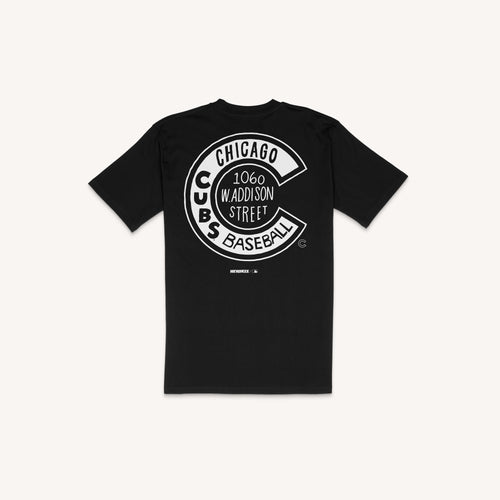 Chicago Cubs - Word Map Tee - Black