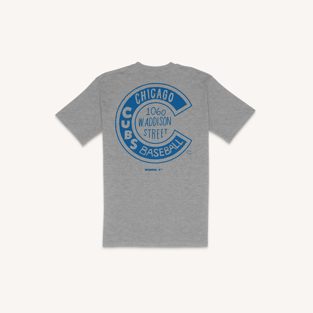 Chicago Cubs - Word Map Tee - Grey