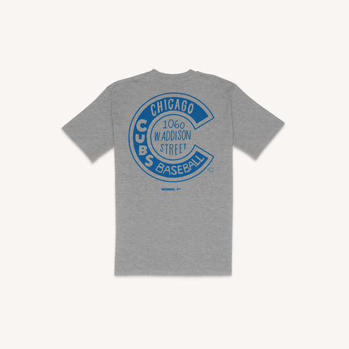 Chicago Cubs - Word Map Tee - Grey