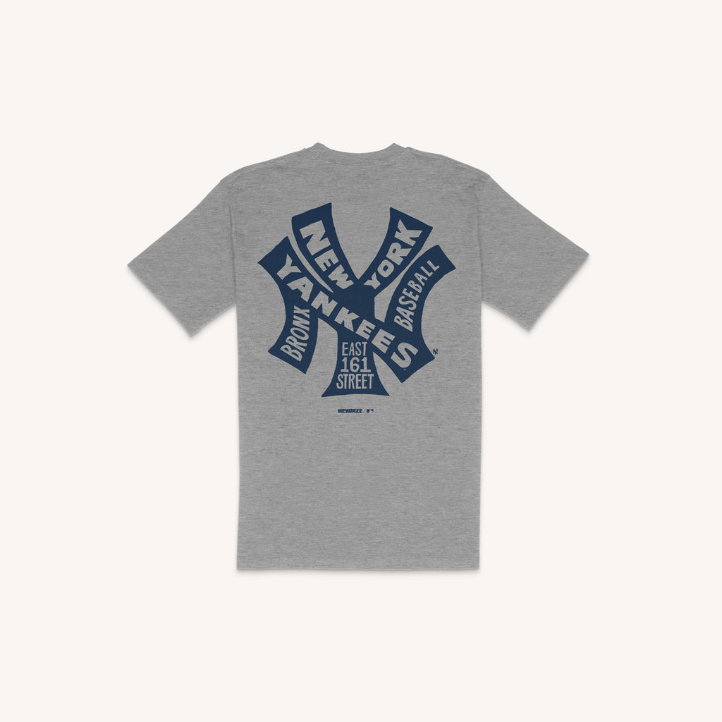 New York Yankees - Word Map Tee - Grey