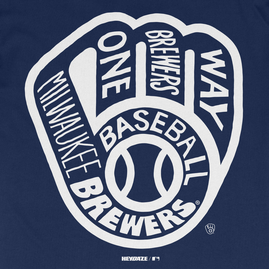 Milwaukee Brewers - Word Map Tee - Navy