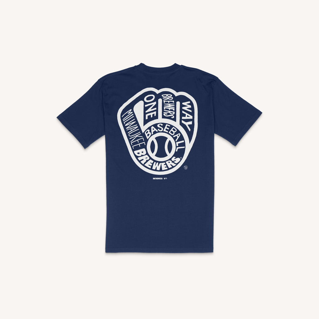 Milwaukee Brewers - Word Map Tee - Navy