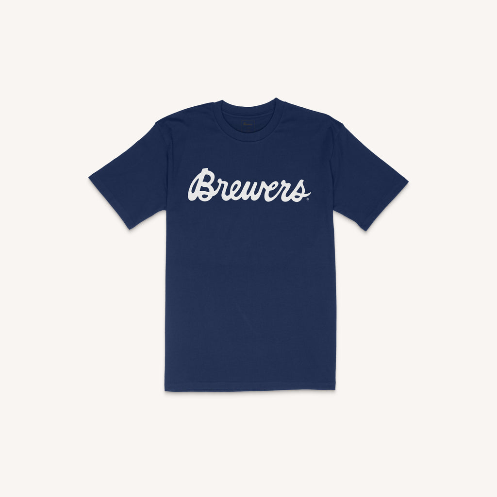 Milwaukee Brewers - Word Map Tee - Navy