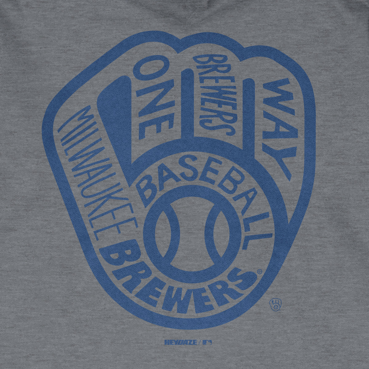 Milwaukee Brewers - Word Map Hoodie - Grey