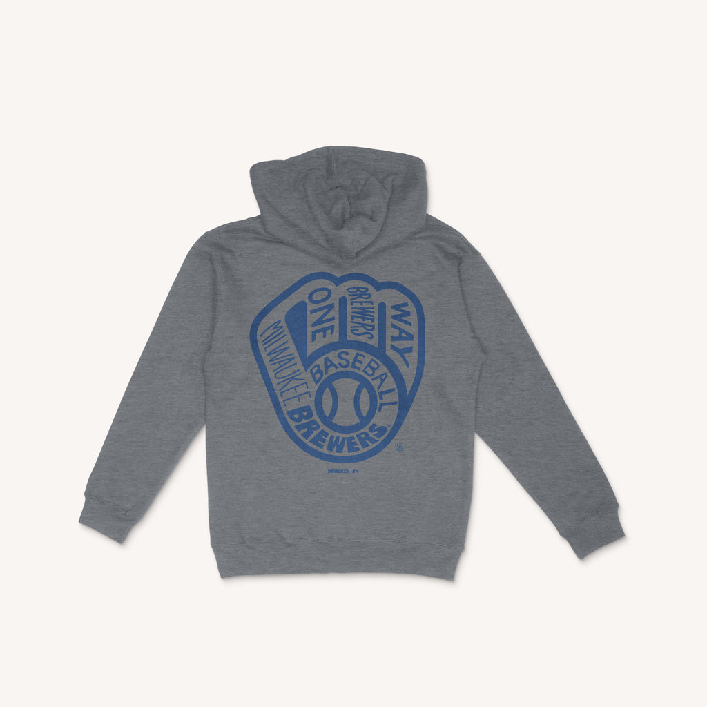 Milwaukee Brewers - Word Map Hoodie - Grey