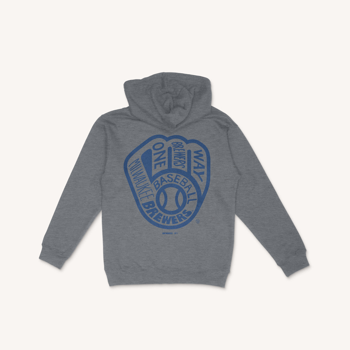 Milwaukee Brewers - Word Map Hoodie - Grey