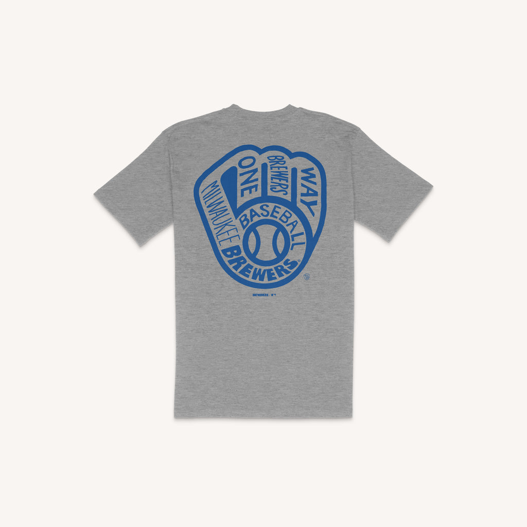 Milwaukee Brewers - Word Map Tee - Grey