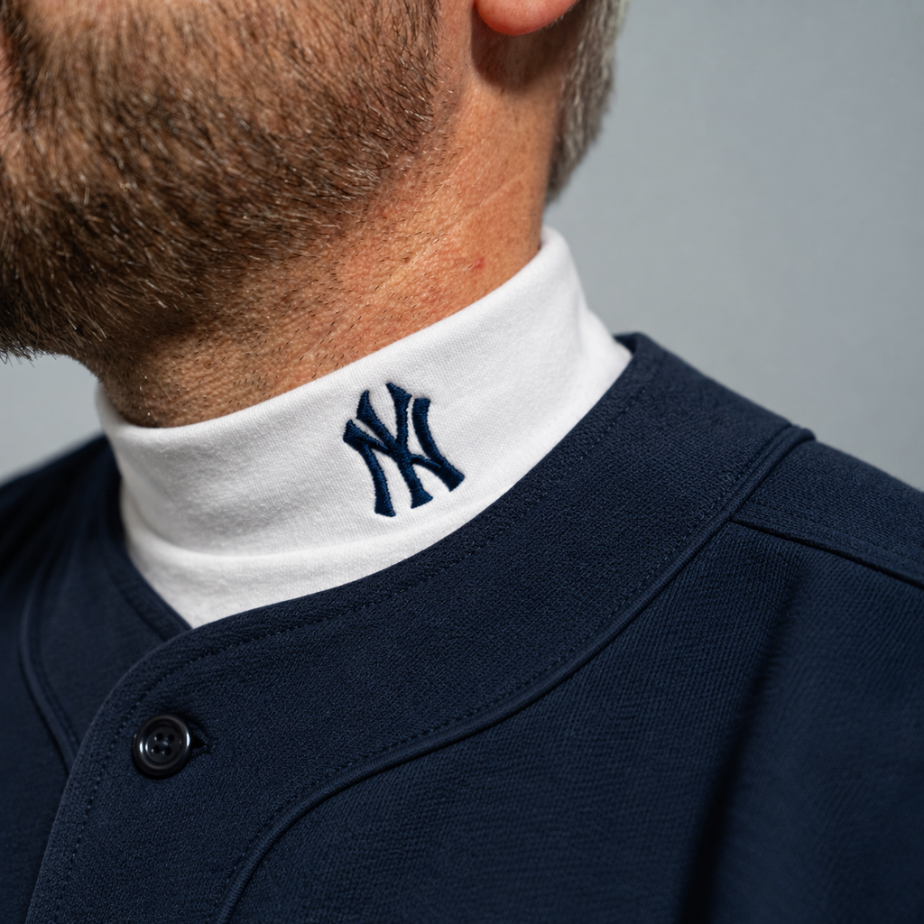 New York Yankees - Mockneck - White